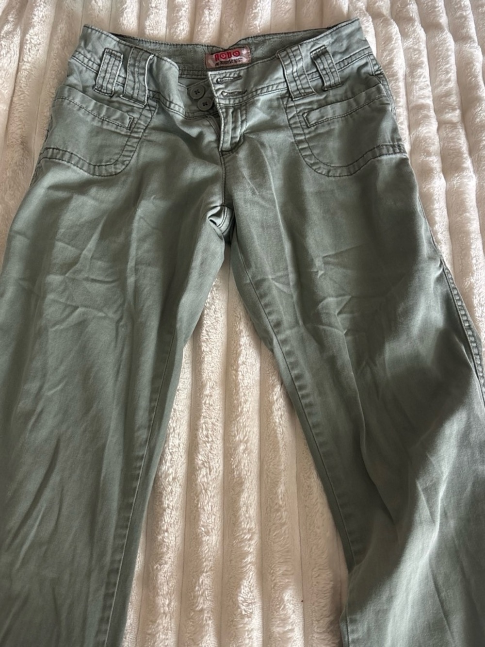 NOBO Sage Green Straight Leg Pants